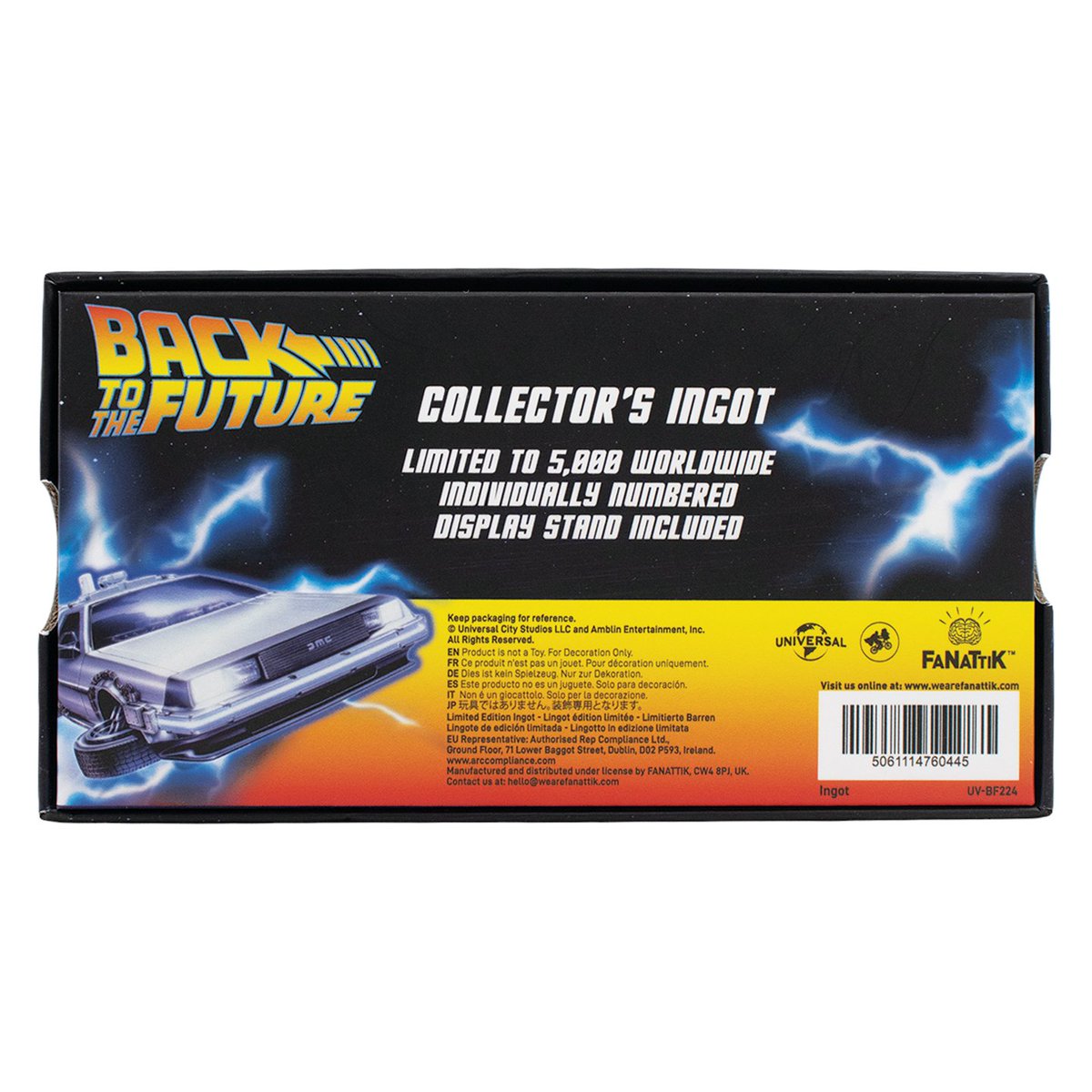 BacktotheFuture's tweet photo. PRE-ORDER | Back to the Future Limited Edition Stained Glass-Style Ingot [Expected Availability: November/December 2026] https://t.co/jY4xP7V7bQ https://t.co/4FRDWvOVXv