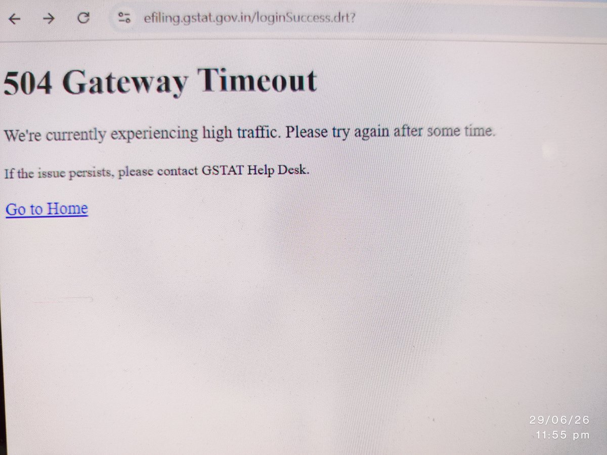 naini_gupta's tweet photo. Trying to file an appeal on GSTAT site. The site is not loading properly. It's the current situation. @Infosys_GSTN @cbic_india @GST_Council @gstindia https://t.co/wtF7rp7Rnz