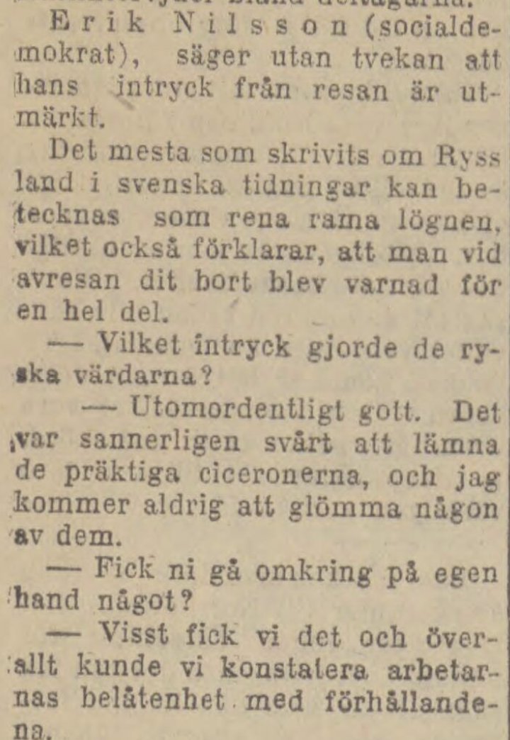 JohanRomin's tweet photo. Det är nånting som gör att partier till vänster gillar diktaturer och totalitära rörelser. Det går också som ett tema att man inte ska tro på de vittnesmål som kommer från dessa skräckregimer. 
Det här skrivs på dagen för 100 år sedan. https://t.co/ScE4kkMoFc