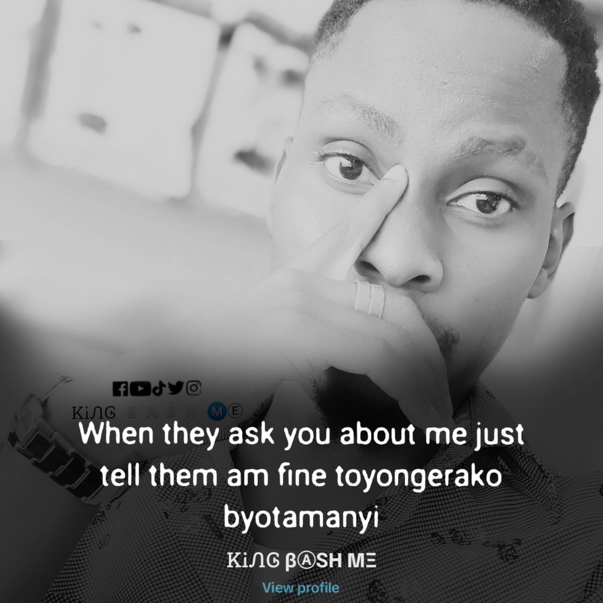 kingbashme's tweet photo. We are not fake friends, the problem is that 10k you want urgently ze tutalina
Even though I know you are fake too I still smiles bck 2 you!! 😏 https://t.co/HQoMEMqGVV
