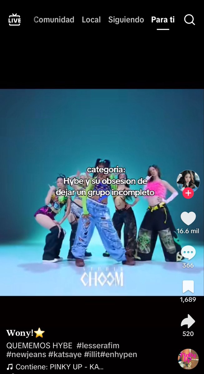 ln4stbv's tweet photo. Nunca me cansaré de decir que no soporto a las de TikTok https://t.co/xZ1ddk4b78