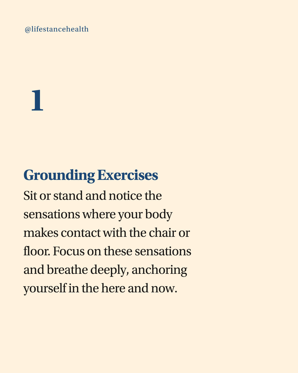 lifestanceUS's tweet photo. Somatic Therapy focuses on the mind-body connection to release trauma, stress, and pent-up emotions. You can try these 4 somatic exercises at home to complement your mental health care plan.

Visit https://t.co/FYMkey2OHY to learn more. https://t.co/45uVC2f6rk