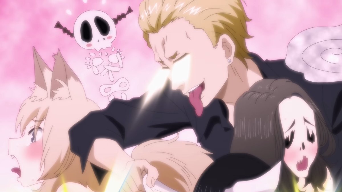 Loli_Maxell's tweet photo. アニメ『うしろの正面カムイさん』えっちな怪異を聖行為でイカせて除霊！7月放送開始
https://t.co/2uK1TYHLpI

7月3日放送開始。また変なアニメが放送される。怪異にしか欲情しない変態霊媒師（CV：杉田智和）が聖行為で悪霊をイカせて除霊する変なアニメ。 https://t.co/LVuKrypSNI