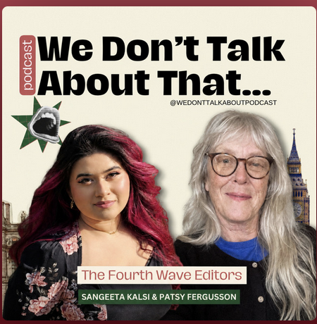 FourthWave18's tweet photo. It was super fun and really an honor to be interviewed by Linda Coogan Byrne and Ndidi O for their podast, "We Don't Talk About That." Find our episode here: https://t.co/FUDj6ewMAN #women #feminism #world #whynother #fourthwave https://t.co/Ps5vRLer4r