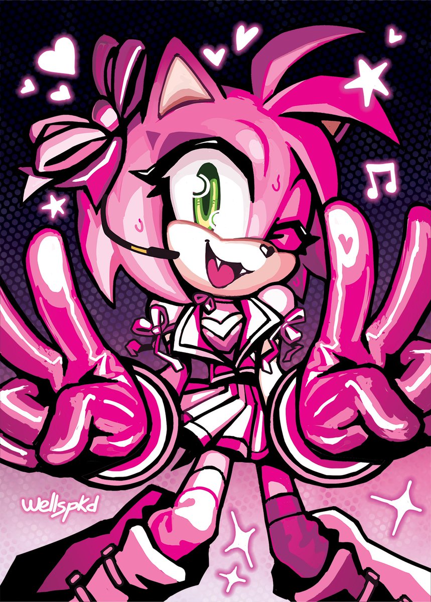wellspkd's tweet photo. Lalala amy photocar for sonic expo https://t.co/wiIuVrsvV5