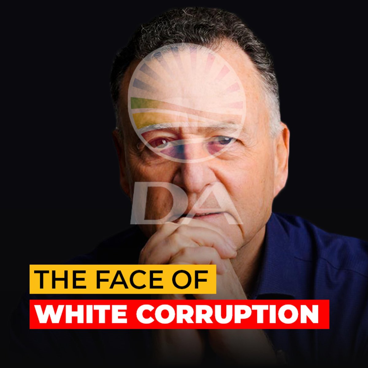 EFFSouthAfrica's tweet photo. The Face of White Corruption, Former DA Leader Tony Leon! 

Register to vote EFF in the 2026 Local Government Elections, to be held on 4 November 2026.

Link: https://t.co/ydvMdsh0Mb https://t.co/K9iDJRddLo