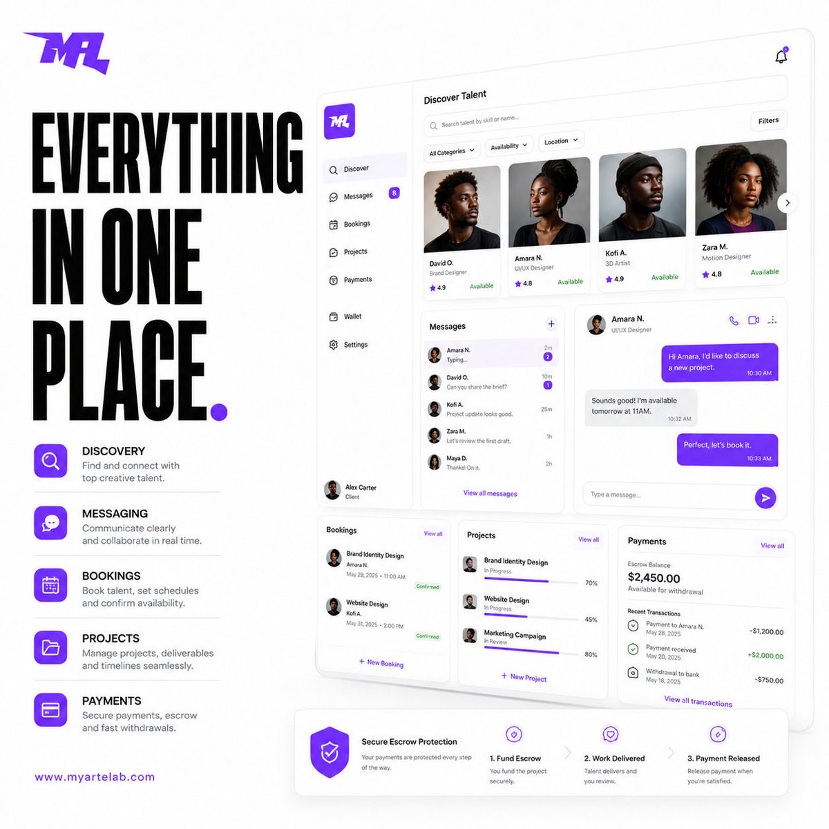 MyArteLab's tweet photo. Dear Visual Creatives,

Getting discovered, managing clients, and getting paid shouldn’t require five different apps.

MyArteLab brings discovery, messaging, bookings, projects, and payments into one trusted place.

https://t.co/5w8jUpFzf4 https://t.co/yiis7fHY5G