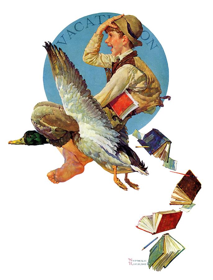 ノーマン・ロックウェル （Norman Rockwell、1894-1978） 『夏休み