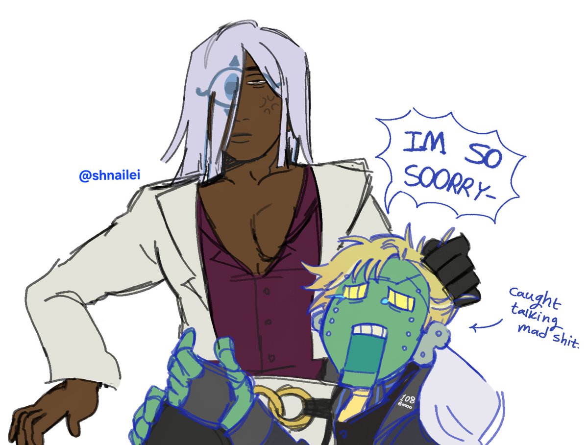 shnaileisnail's tweet photo. He better apologize after what he said abt venom in that trailer..
#GGST #Guiltygear #Robovenom #rbvn #roboky #venom #fanart https://t.co/1gJe88cp47