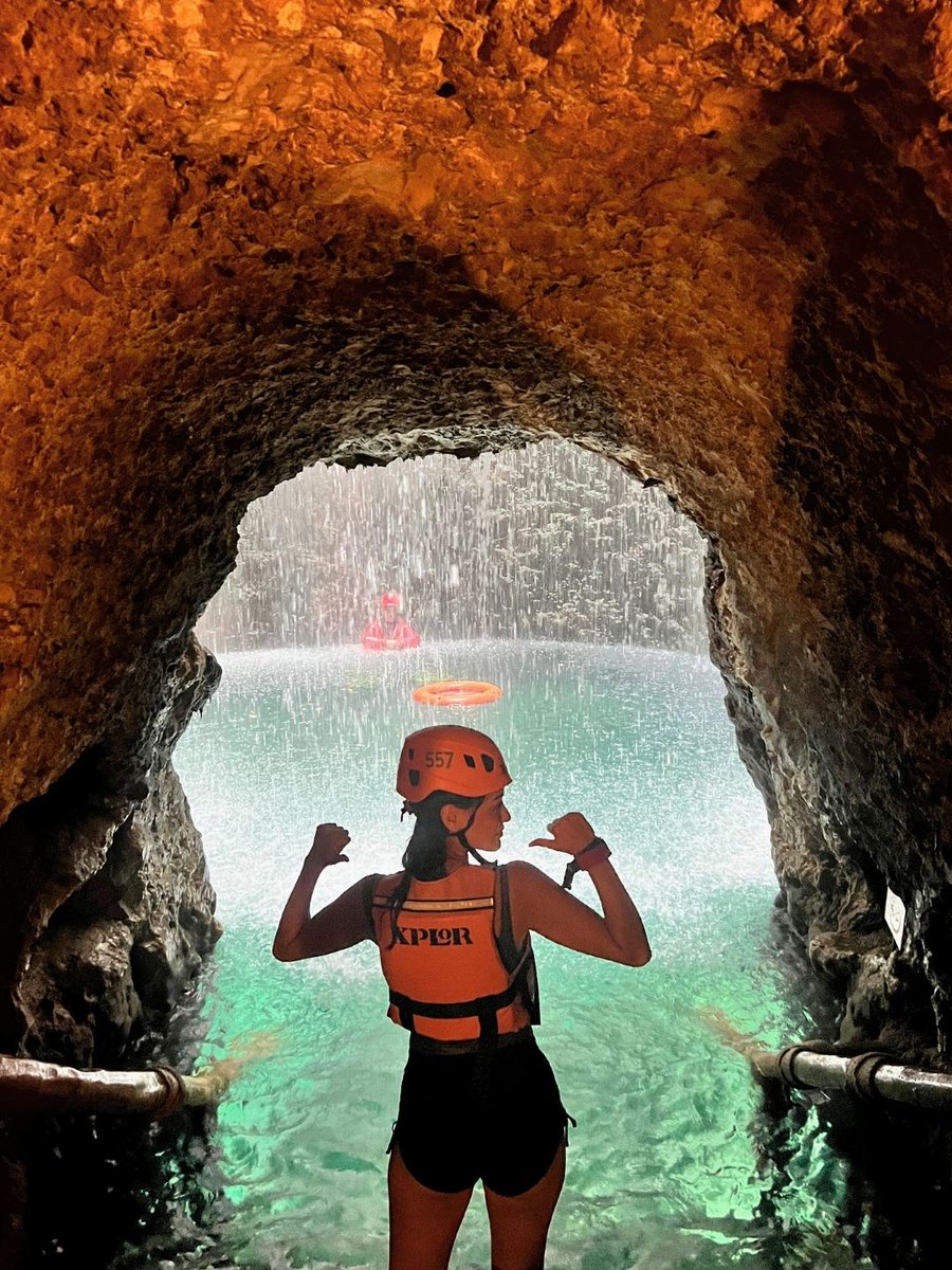 XplorPark's tweet photo. For xplorers who can't swim, we have good news: We have life jackets! 💦 

Will we see you at the underground river? https://t.co/9HTRNdALzP