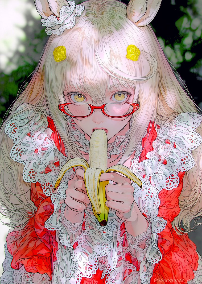umamania_ai's tweet photo. バ・ナ・ナ・先・輩♪ https://t.co/iDXlKcIXie