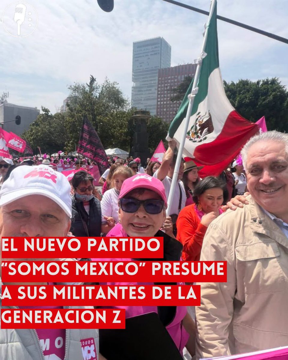 YosoyPedrero's tweet photo. 🚨OJO: EL NUEVO PARTIDO “SOMOS MÉXICO” PRESUME A SUS MILITANTES DE LA GENERACIÓN Z 

El nuevo partido político Somos México destacó la incorporación de jóvenes de la Generación Z a sus filas, presentándolos como parte de la nueva etapa del proyecto político y como una muestra de su apuesta por el relevo generacional.

A través de sus espacios de comunicación, el partido señaló que busca impulsar una mayor participación de las nuevas generaciones en la vida pública, promoviendo la integración de perfiles jóvenes en sus actividades y estructura organizativa.

La presentación de estos militantes ha generado diversas reacciones en redes sociales. Mientras simpatizantes consideran positiva la apertura de espacios para los jóvenes, otros usuarios cuestionan si la dirigencia y los principales liderazgos del partido reflejan el mismo proceso de renovación generacional.

Con este mensaje, Somos México busca consolidar una imagen orientada a atraer nuevos perfiles y ampliar su base de participación de cara a los próximos procesos electorales.