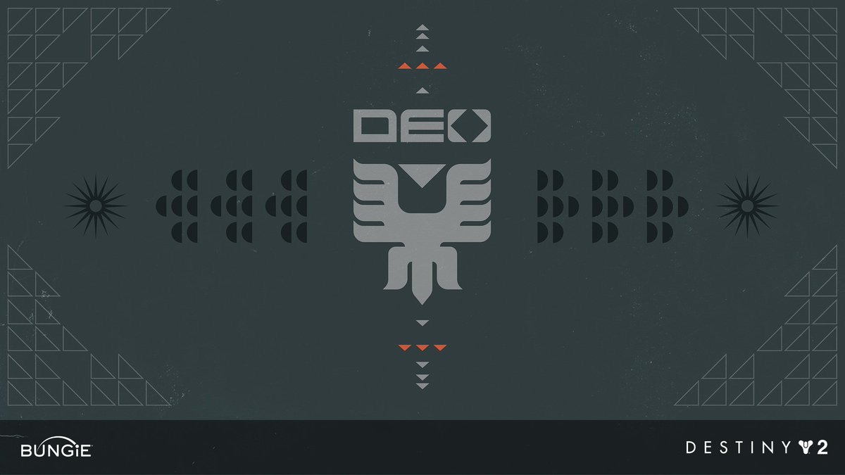 Willowstration's tweet photo. 1/1: Wanted to show off my work on branding elements for the Golden Age DEO look shown in Monument of Triumph. The idea was to take the more ornate bird crest seen in Edge of Fate and distill it into something more governmental. https://t.co/UmmgXINunr
