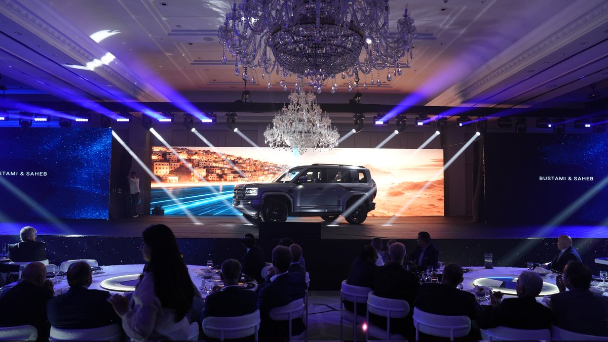 AlOulaEventsJo's tweet photo. The launch of the new BYD DENZA, delivered with attention to every detail.
إطلاق سيارة BYD DENZA الجديدة، بتنفيذ متكامل واهتمام بكل تفصيل.
#AlOulaEvents #BYD #DENZA #BYDJordan #EventProduction https://t.co/Fhyhj7rYN2