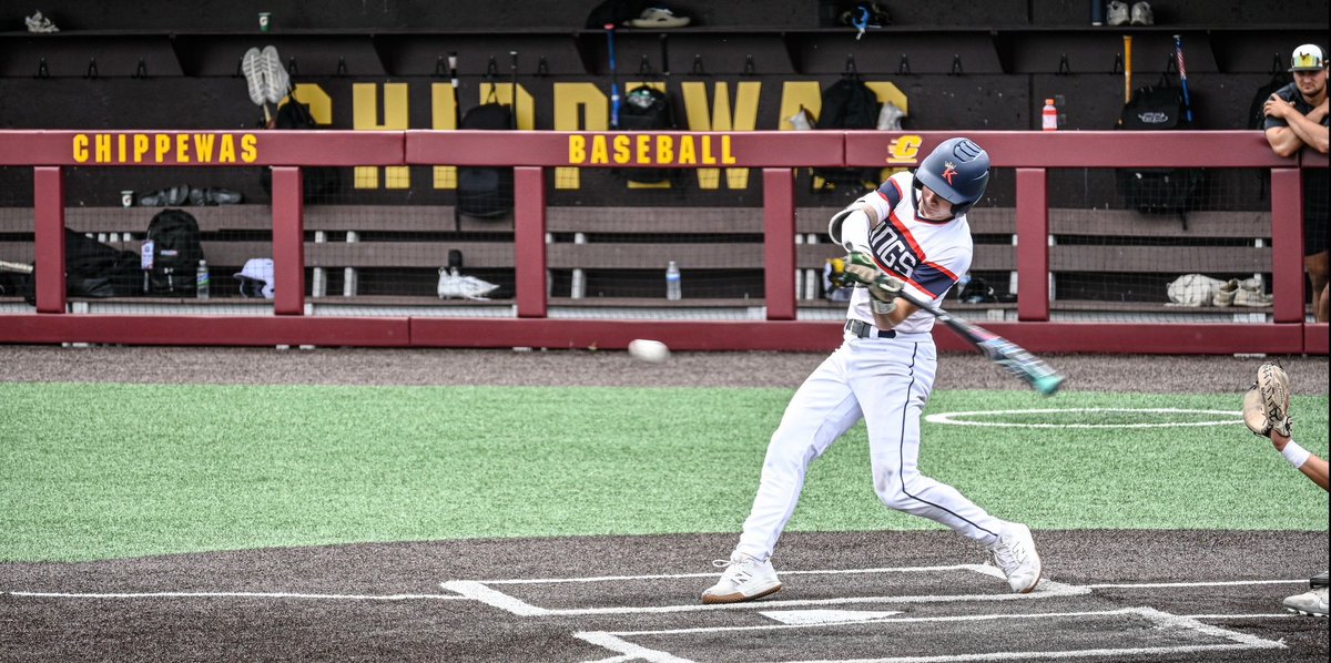 Jerrydscheurer's tweet photo. Team went 4-1 at the CMU Classic this weekend. Went 11-18 at the plate (w/1BB &amp; 0K) including a 2 RBI triple off a great arm &amp; opponent. Looking forward to the Gabby at Northwood next weekend! Video of triple below… https://t.co/qbq3iOpkiP