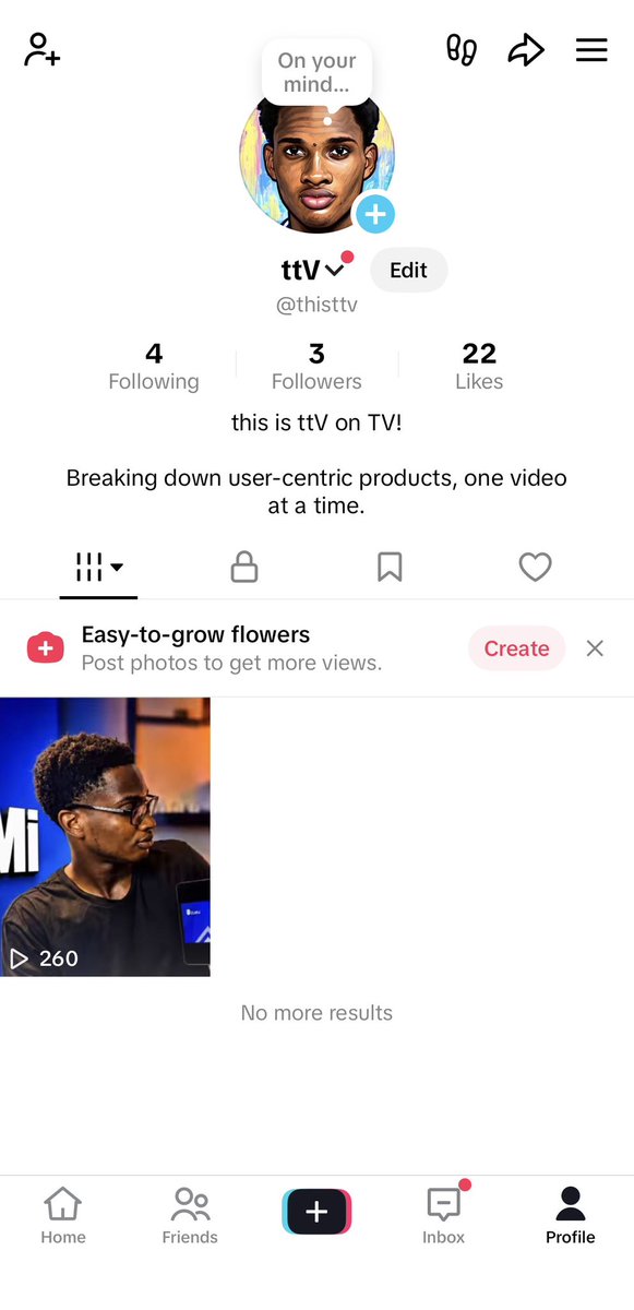 thisttv's tweet photo. Finally started my TikTok journey, just as @yarhuter has been telling me to. 

Appreciate the 22 amazing people who liked my first video. 😁

Let’s keep it moving! https://t.co/Rpj3y7UgZY