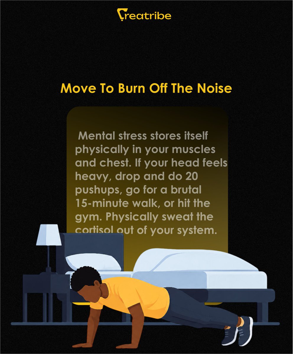 Wearecreatribe's tweet photo. Your health deserves the same attention you give your hustle.

Here are 5 simple habits every man should build. 💙

Save this. Share it with a brother.

#menmentalhealthmonth https://t.co/cKom21312J
