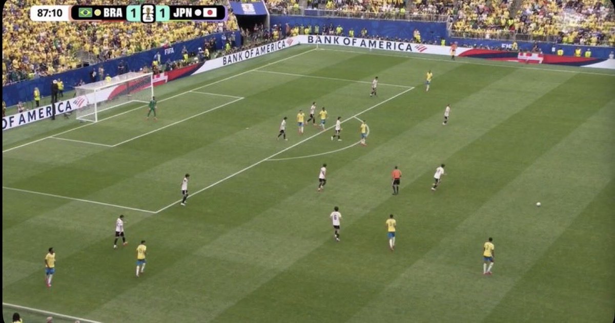 90_Report's tweet photo. 📸 - THERE ARE ONLY A FEW MINUTES LEFT NOW!

THE TENSION IS SO HIGH!#brazil #japan #worldcup26 https://t.co/6mR8LsHidx