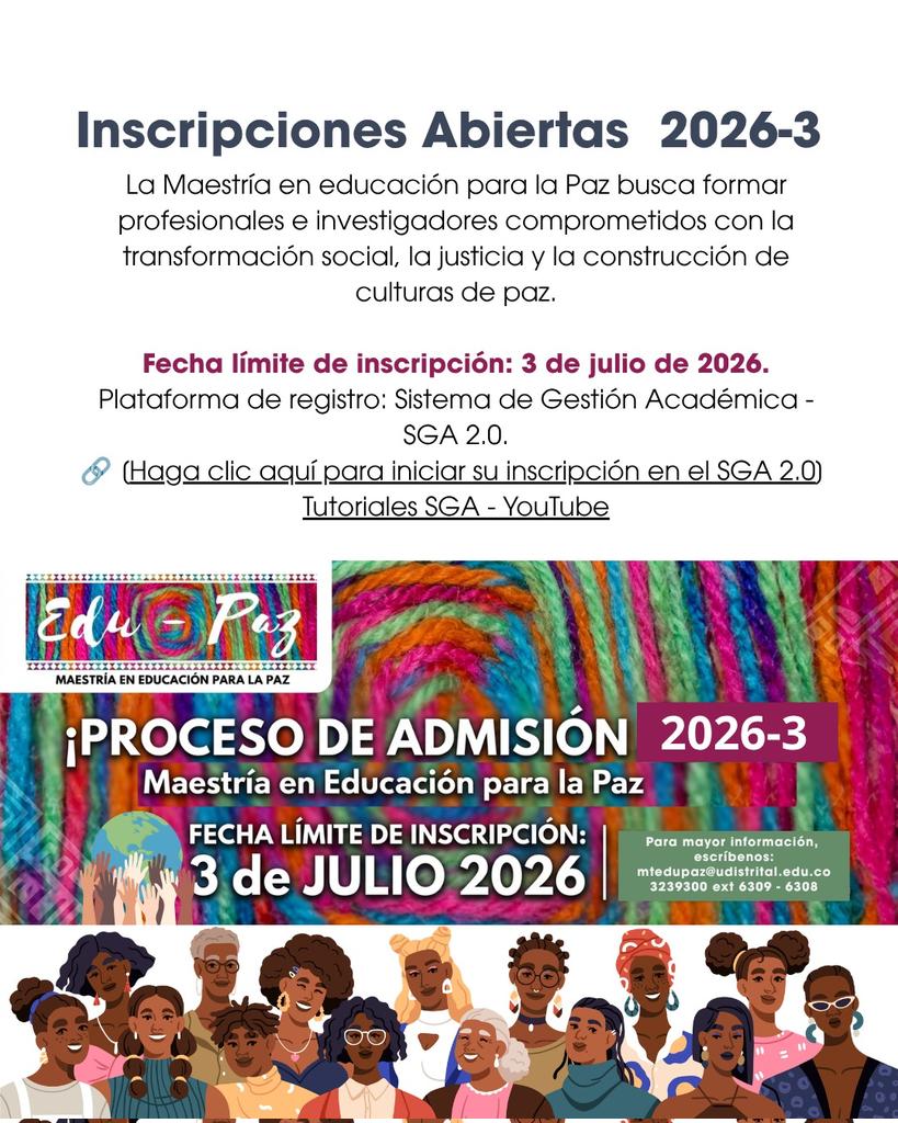 MeduPazUD's tweet photo. Inscripciones Abiertas: https://t.co/cgciygZVY3 @MarietaQuintero https://t.co/8xXSI8rNdq