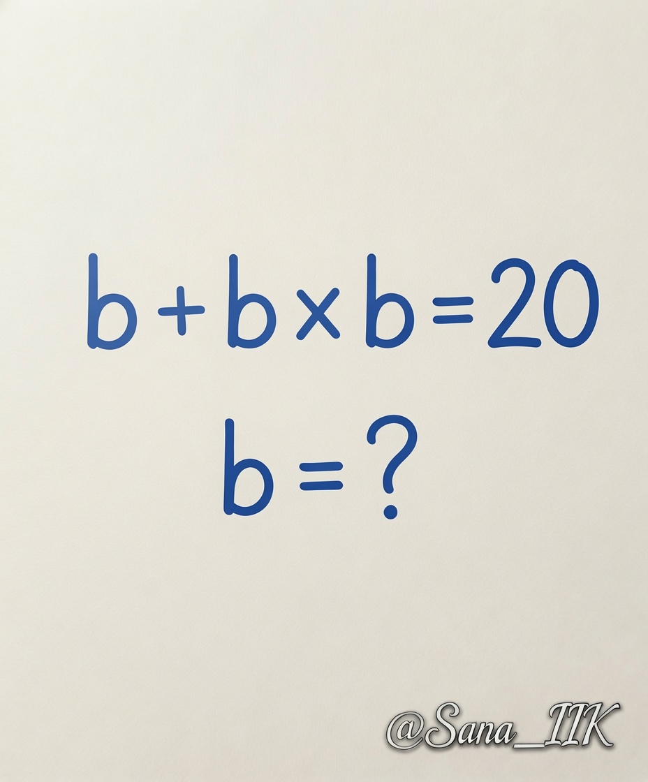 Sana_IIK's tweet photo. ▫️
No calculator allowed.!

Test your math skills.
. https://t.co/rEWj4nuE0F