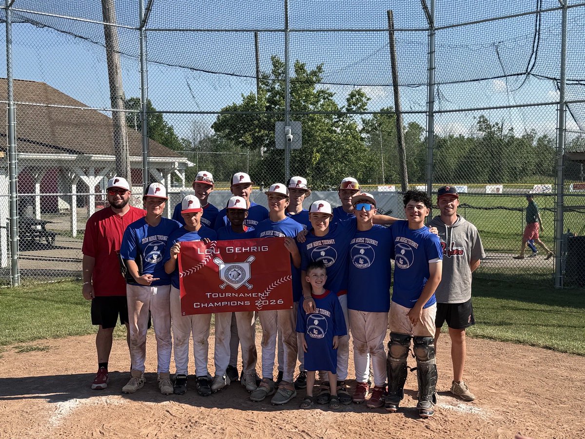 East_Pipeline's tweet photo. Our 13U squad captures the Lou Gehrig Tournament Championship!

🦬⚾️🤠🌭 

#Findyourfit #Culture #Family #BeYouWithUs https://t.co/v46pxz2B5a