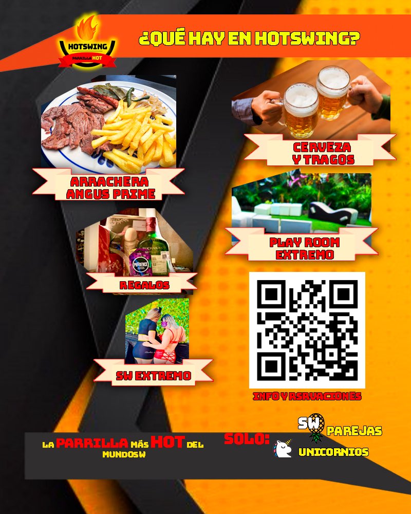 Hotswing_mx2's tweet photo. 🔥La parrilla🔥MÁS HOT🔥del MundoSW
🔴PRIVACIDAD-EXCLUSIVIDAD-DIVERSIÓN 

✅SOLO: parejas & unicornios
✅La única TardeadaSW de 16 a 22 hrs

😈PlayRoom / Show Exxtremo
🔥Parrilla Prime / Shots Gratis
🎁Regalos de @SexShopSexyAmor 
🎹Música en Vivo
🎤DJ y Karaoke 

🎟️Info/resrv https://t.co/88TokiUvSq
Los accesos vuelan 🪽 

👉PáginaOficial https://t.co/PY0GNSqMZg

@vdsw_mx
@complisw