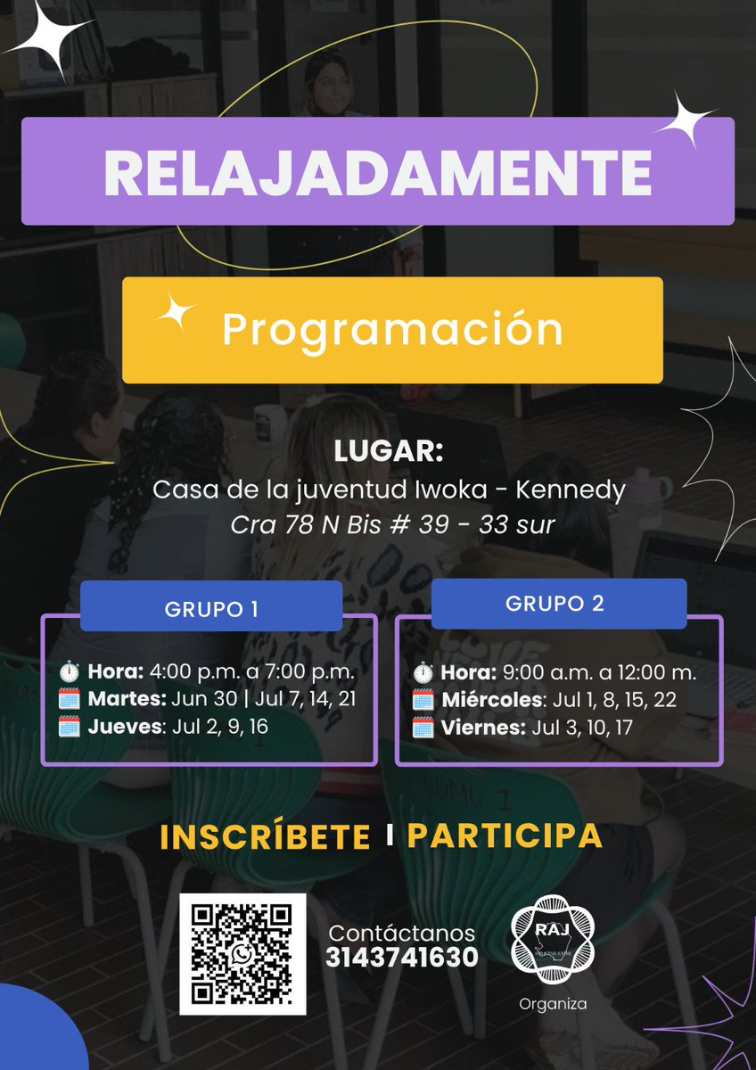 Aranea_Artes's tweet photo. Talleres gratuitos 
Estamos por iniciar clases https://t.co/jMmvPJ68VV