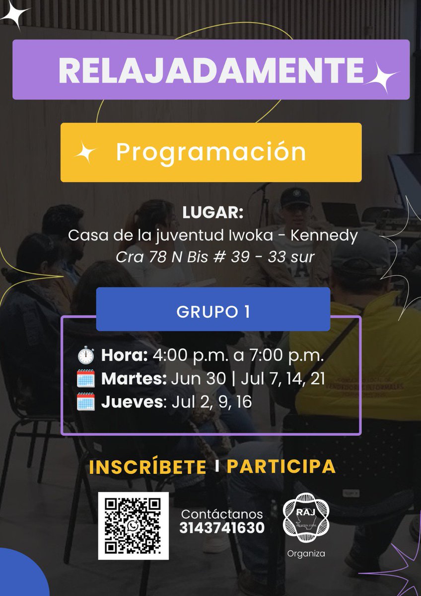 Aranea_Artes's tweet photo. Talleres gratuitos 
Estamos por iniciar clases https://t.co/jMmvPJ68VV