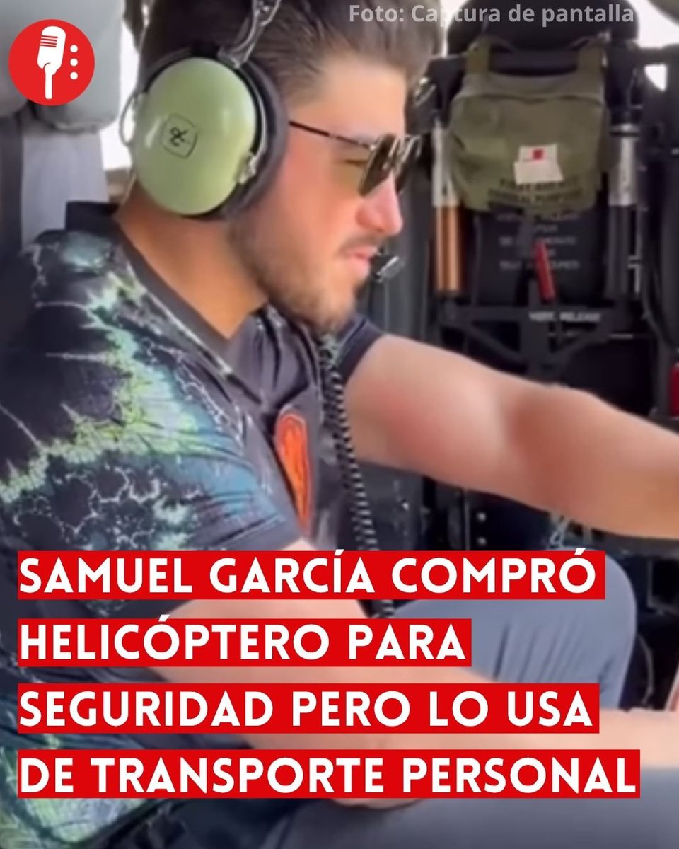 ReporterosMX_'s tweet photo. ⭕ OJO | SAMUEL GARCÍA COMPRÓ HELICÓPTERO PARA SEGURIDAD PERO LO USA DE TRANSPORTE PERSONAL

El gobernador emecista de Nuevo León, Samuel García (@samuel_garcias) fue señalado tras utilizar un helicóptero Black Hawk, el cual acaba de adquirir en el mes de mayo como argumento para tareas de seguridad del estado, como transporte personal para recibir a los aficionados de Países Bajos y  acompañarlos rumbo al Estadio Monterrey.
https://t.co/oru5H6rOgi
