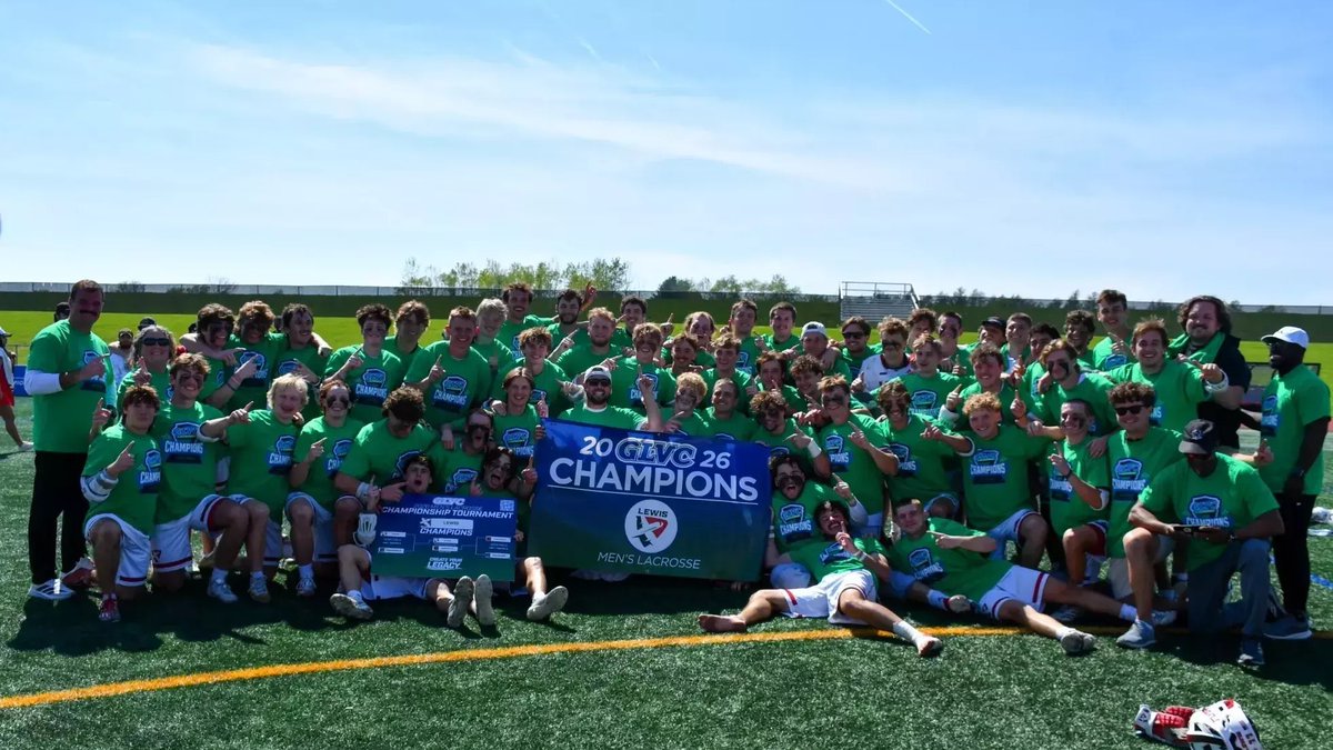 LewisUniversity's tweet photo. 🏆 A championship year for #LewisU Athletics!

Women's Track &amp; Field: 10th straight GLVC Outdoor title
Men's Lacrosse: GLVC regular season &amp; tournament champions, NCAA Quarterfinals
Men's Volleyball: MIVA semifinals, 3 All-Americans
Women's Golf: NCAA East Regional qualifier https://t.co/knT6vaox6l