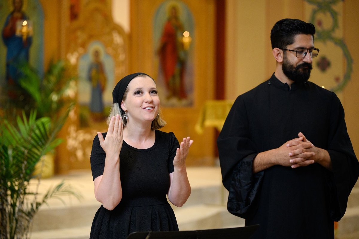 assemblybishops's tweet photo. This past weekend in Pennsylvania, the Assembly of Bishops Lexicon Team gathered. The team has been working to establish ASL equivalents for theological terms that previously had no standardized signs.

This is an exciting step toward making Orthodox worship more accessible. https://t.co/ukkeMoxtLd