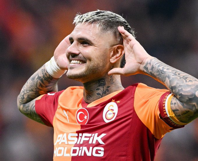 _Terimsports's tweet photo. Sadece Icardi bişeyler vermedi Galatasaray'a. Galatasaray'da Icardi'ye çok şey verdi. En önemlisi "itibarını" geri verdi.  En basitinden; Şampiyonlar Ligi resmi hesabının en çok etkileşim alan gönderisinin sahibi oldu. O yüzden her güzel şey zamanında bitmeli. Yoksa tecrübeyle sabittir, hoş şeyler olmuyor! Vakit bu vakit