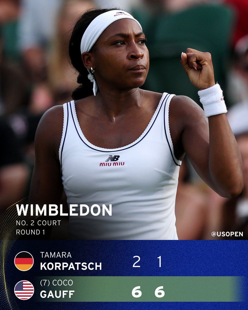 usopen's tweet photo. Coco Gauff came ready to play in Round 1! https://t.co/KYNgu2R4Wy