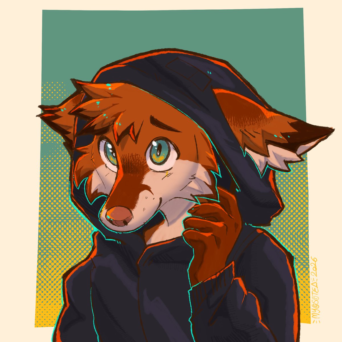 Myosotea's tweet photo. Felt like drawing a cute little fox 🫶 https://t.co/D0LjQ6XwQ9