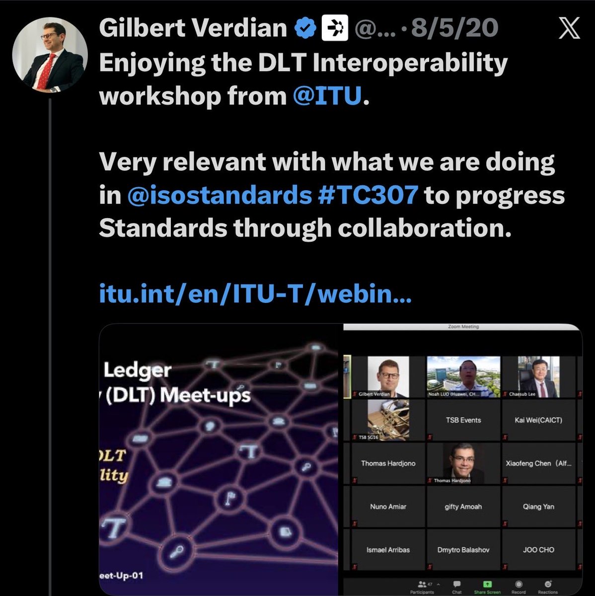 Francis37879301's tweet photo. MIT and Quant connections. #mit #qnt #quant Thomas Hardjono and Gilbert Verdian. #cbdc #lacchain Quant MLTS( Multi Ledger Token System) #cbdc https://t.co/8lQuHd41tw
