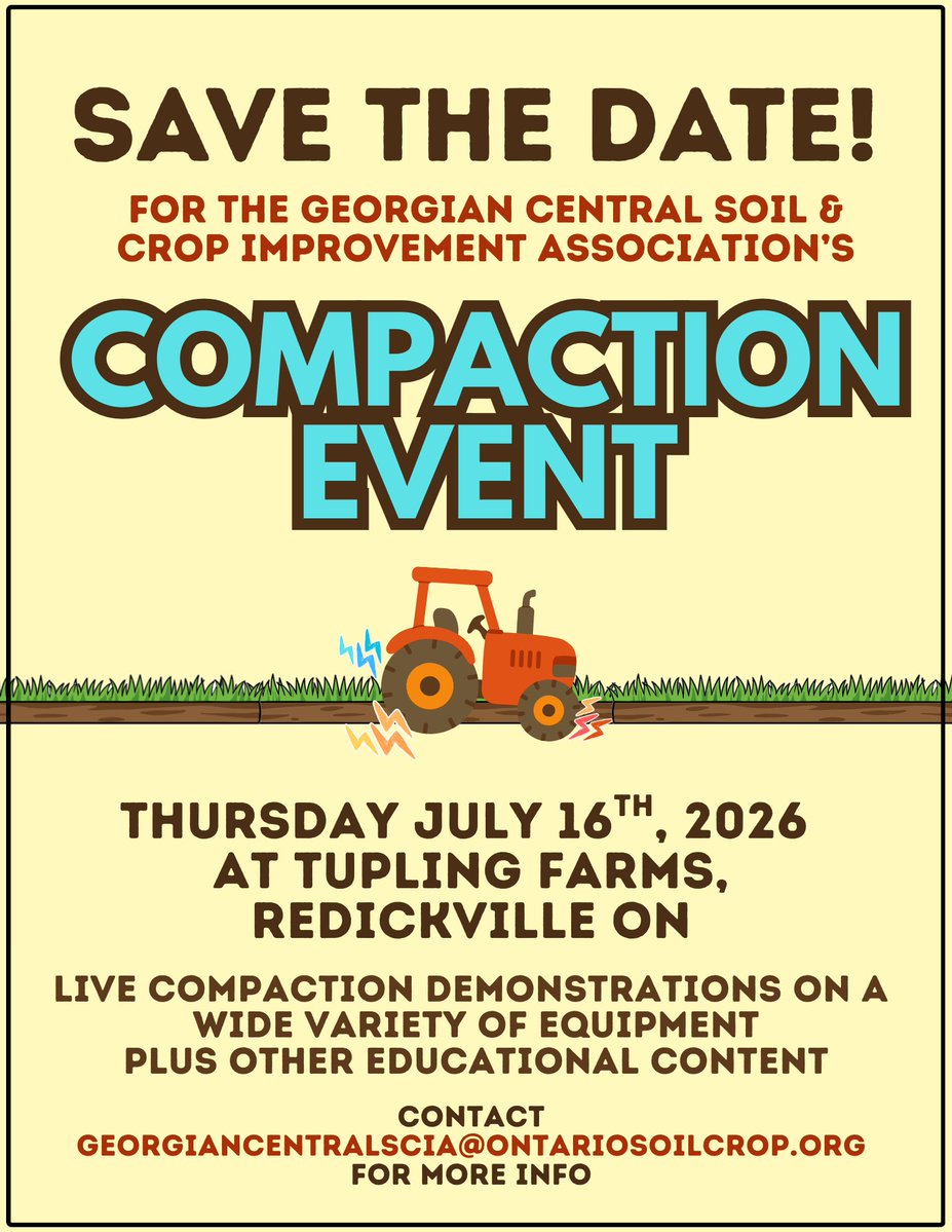 AgriBrink's tweet photo. Come on out for the Compaction Day July 16. Learn how to reduce compaction and more.
Visit with @agribrink at the event.
#compactionday #soilhealth #agribrink #ctis
https://t.co/JpnmsRg3w7
https://t.co/qUTIPctbD2 https://t.co/mjlGL2IpRZ