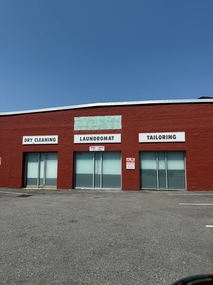 cahlberg's tweet photo. Who would have thought that building the world's largest threat intelligence firm should be done out of this laundromat? New @RecordedFuture HQ location coming up! https://t.co/ypS2XmGgsC