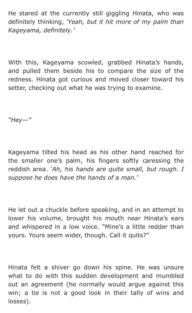 waesulli's tweet photo. mom, i threw up a #kagehina fic

https://t.co/YMjzOWqrI4

#haikyuu https://t.co/6zSVDjJchq
