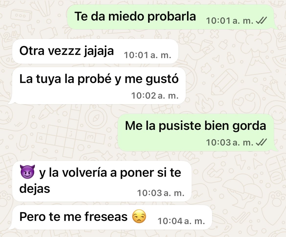 vazcomex's tweet photo. Jaja la que prueba conmigo repite 😈 https://t.co/92Ixhr2Sq6