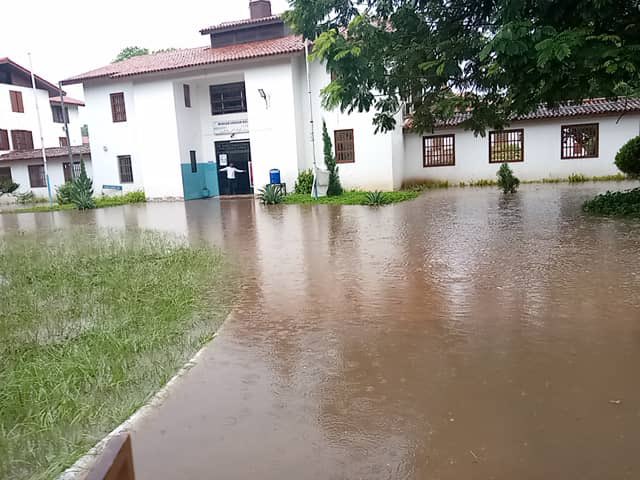 RichAgbelengor's tweet photo. This was Mensah Sarbah Hall in 2021 when it was flooded. Five years later, we're still grappling with the same challenge. Sigh! https://t.co/KpG4MJihhh
