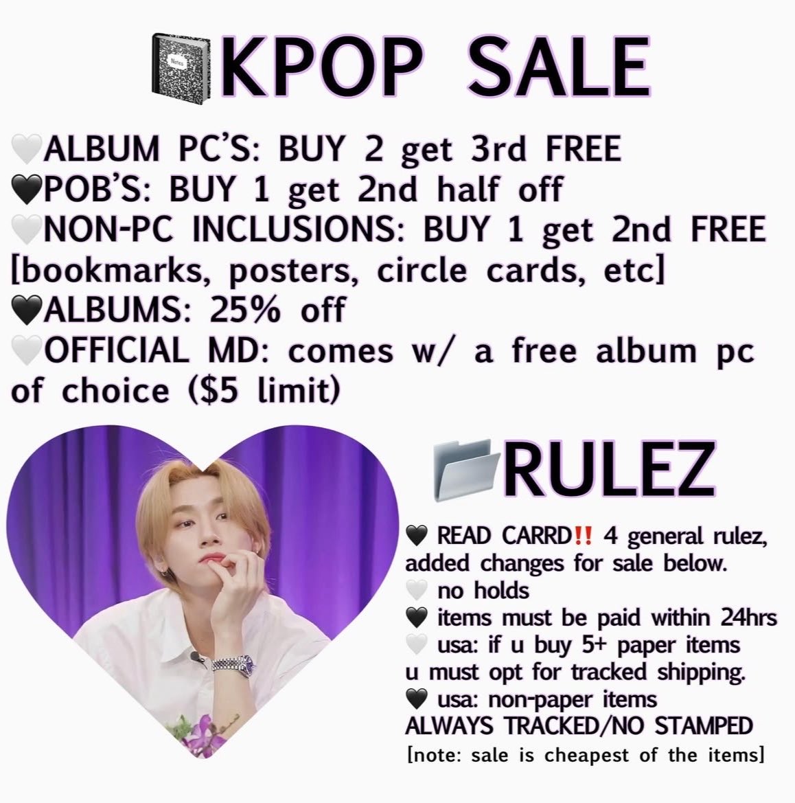 kyunsales's tweet photo. kpop wts on instagram, usa only right now. plz share🙏

💜https://t.co/ssN7zKOvuz https://t.co/4TbDwsxCuf