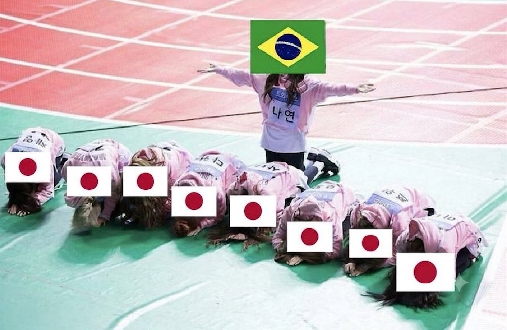 kpopnanet's tweet photo. VAI TOMAR NO CU JAPÃO AQUI É O BRASIL PORRA https://t.co/9ODOS3eeqQ