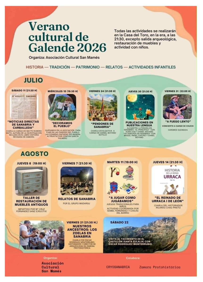 CasaRVillaCelia's tweet photo. Estoy preparando unas #Charlas divulgativas sobre las #NoticiasDirectas de #TodaSanabriaYCarballeda, del periódico #ElNoroesteZamorano (1920-1933), hablaré de ello de momento en #Galende, #Villardeciervos, y #LaPueblaDeSanabria.
https://t.co/YIbgVLKA0u
https://t.co/D0Ap2qr5C4 https://t.co/rpD9jYdRQW