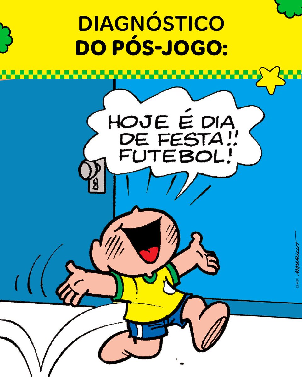 TurmadaMonica's tweet photo. Foi sofrido? Foi! Mas Brasil é BRASIL! Bora para as oitavas! ￼￼ https://t.co/9Lt5ZkAywi