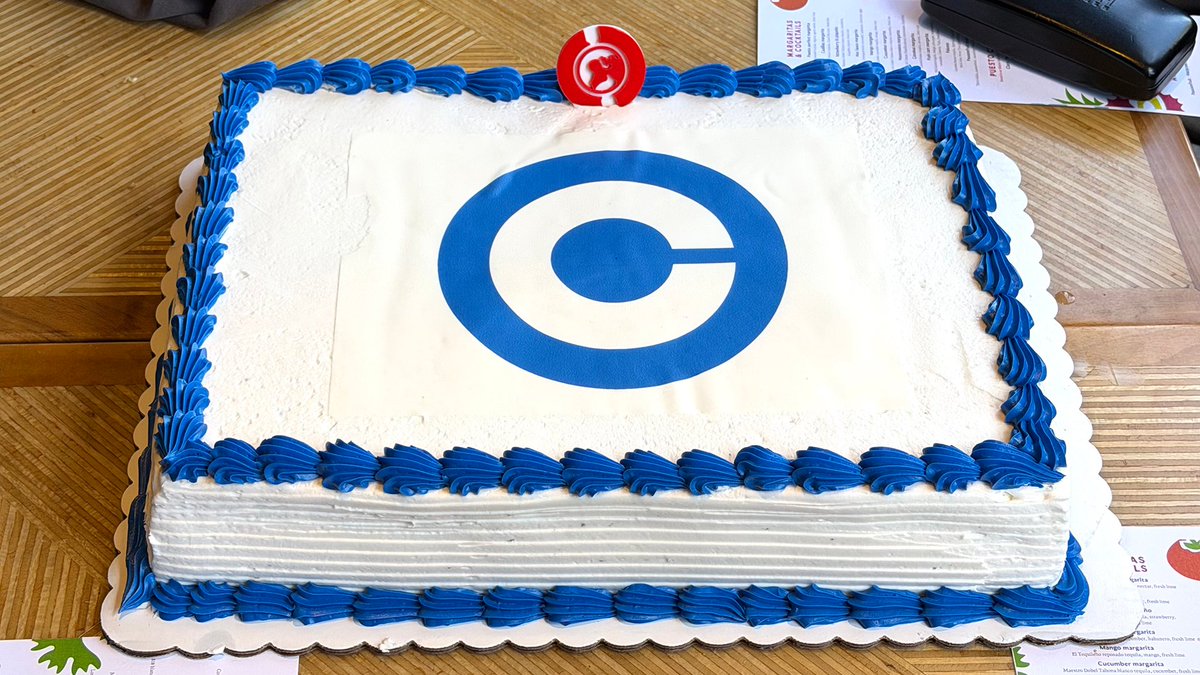 GEODNET's tweet photo. We just had to celebrate. 🎉

Big milestone last week. GEOD is now live on Coinbase and we took a moment to celebrate the people who made it happen. Grateful to the whole GEODNET community who helped us get there.

We're just getting started. 🚀 https://t.co/2k4RK4zzD4