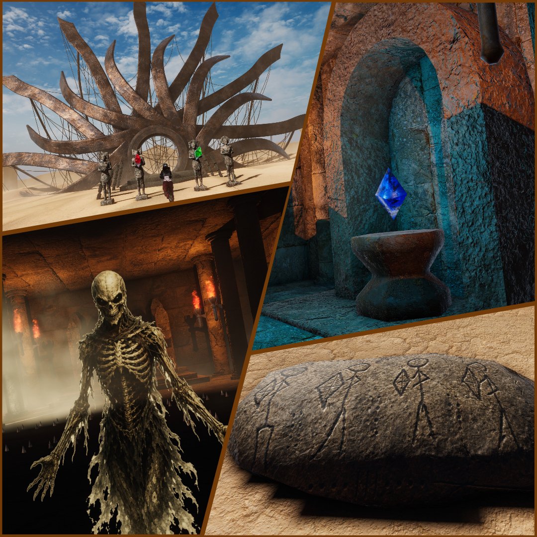 UmbraScrolls's tweet photo. 🌎 Portal (Quest Friendly)
https://t.co/koJau97O7H
A exploration puzzle adventure. 🧩

A beautiful map with some challenging puzzles, worth a visit. 👏

I've been working so much lately. I look forward to sharing more worlds with you.
#VR #Quest #VRChat https://t.co/vNyHP6xAco