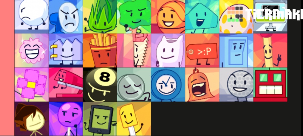 Ilovetreetpotsm's tweet photo. Bfdi season 7 cast I #madeup https://t.co/PhGy3YqeFZ