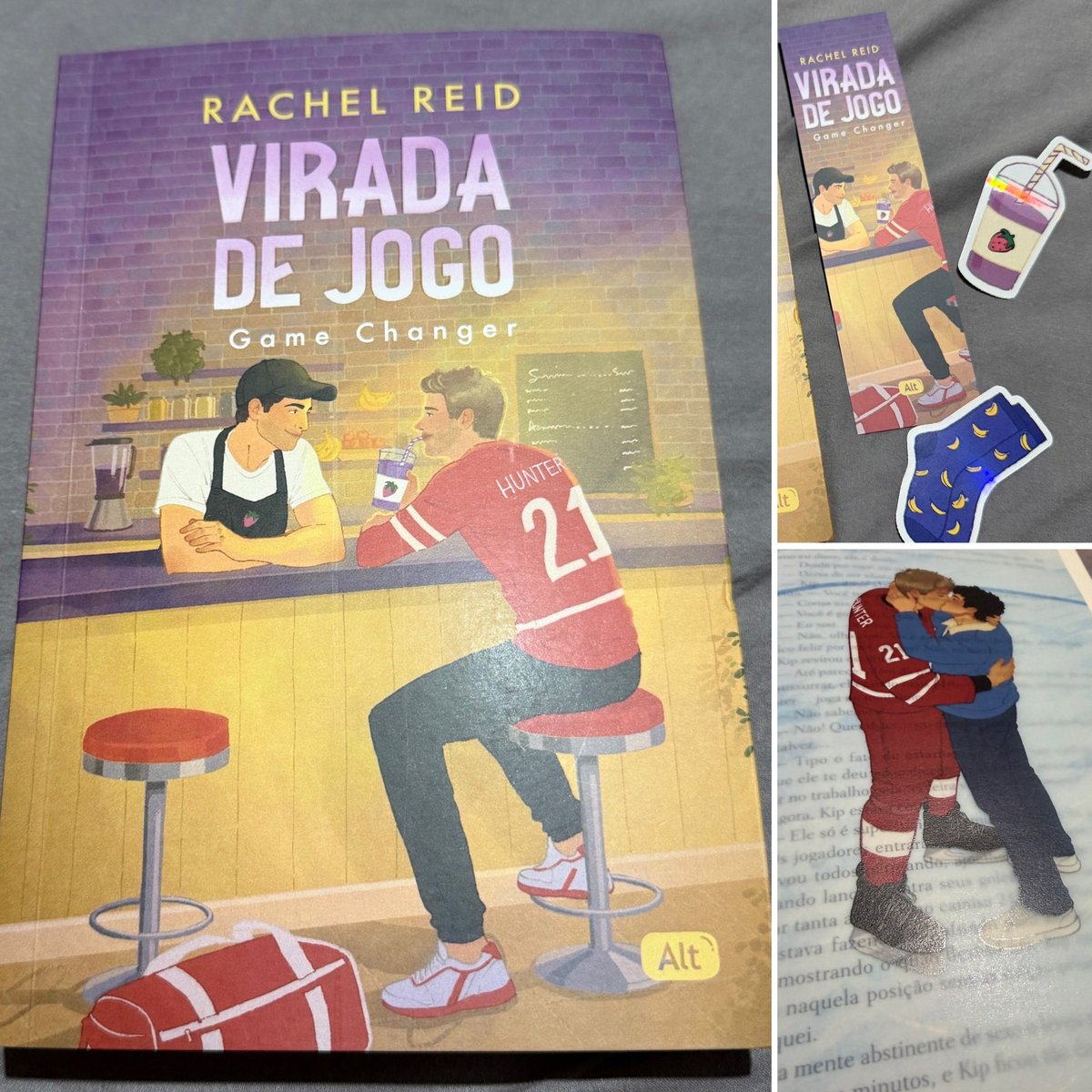 Gadotti's tweet photo. 📖 Virada de Jogo | Game Changer #viradadejogo #gamechanger #gay #lgbt @editoraalt @rachelreid1k https://t.co/kFjpdIebmM