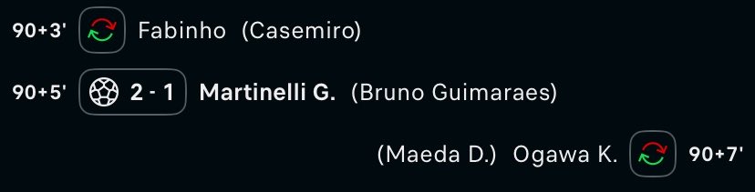BigxtremeTV's tweet photo. Exactly how we want it next season: Bruno Guimarães assisting Martinelli. ❤️❤️ https://t.co/toFnGyOmOs