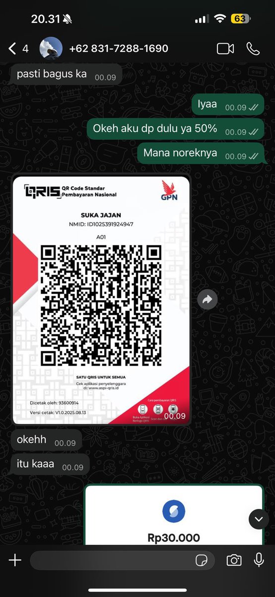 donewithica's tweet photo. yang mau joki tugas jangan percaya sama akun @Latteboldd soalnya dia penjoki tukang kabur, scam. nama QRIS nya SUKA JAJAN. hati hati aja lah pokoknya, dia sering ganti uname. 

ini nomornya 0831-7288-1690 +62 831-7288-1690

#jokitugas #joki #tugas #wts #wtb #penipuan https://t.co/zkEN4T5nzN